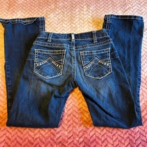 Ariat Women's Boot Cut Jeans in Dark Blue